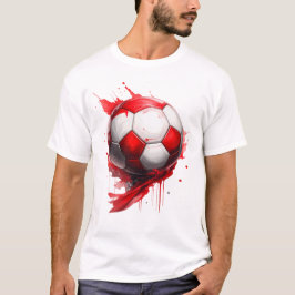 Camiseta Fußball in Österreichischen Flaggenfarben, name