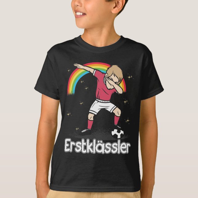 Camiseta Fußball Junge 1. Klasse Schulkind Schulanfang (Frente)