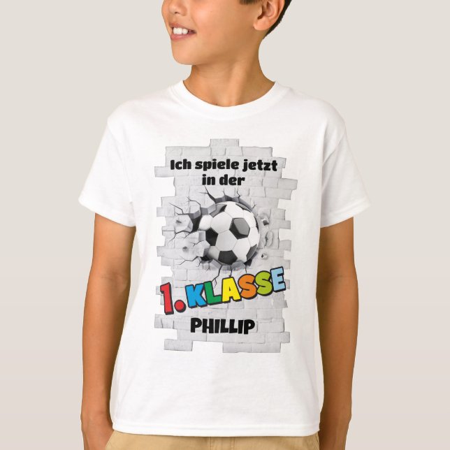 Camiseta Fußball trifft Mauer - 1. Klasse (Frente)
