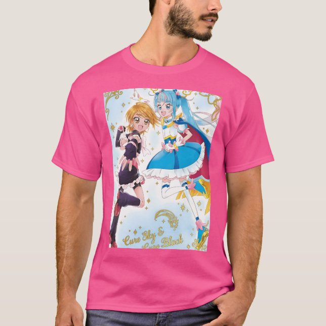 Camiseta Futari Wa Precure Hirogaru Sky Precure Precure All (Frente)