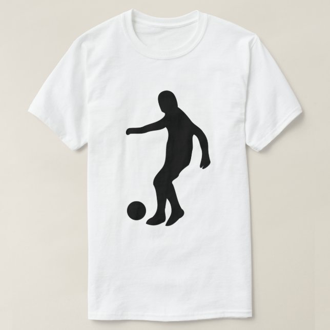 Camiseta Fútbol de Futebol com Drible (Frente do Design)