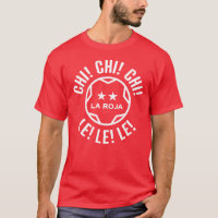 Fútbol do Chile/t-shirt do futebol
