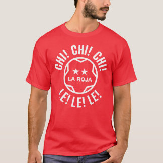 Camiseta Fútbol do Chile/t-shirt do futebol
