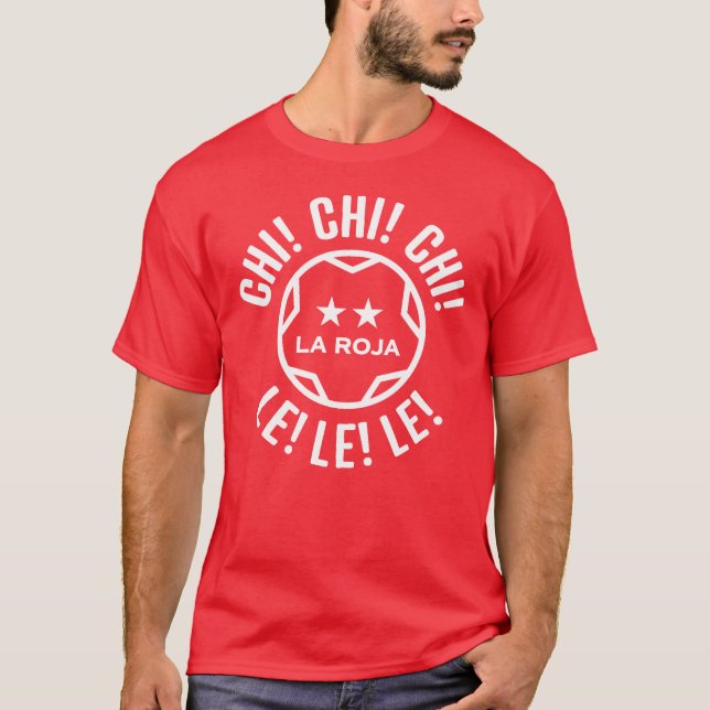 Camiseta Fútbol do Chile/t-shirt do futebol (Frente)