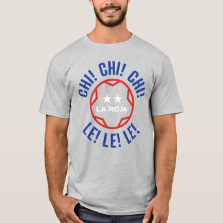 Camiseta Fútbol do Chile/t-shirt do futebol