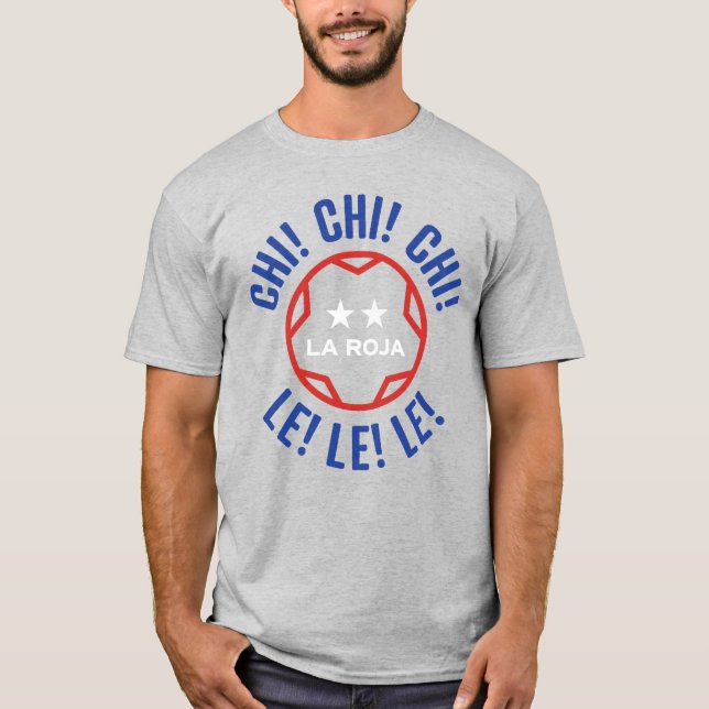 Camiseta Fútbol do Chile/t-shirt do futebol (Frente)