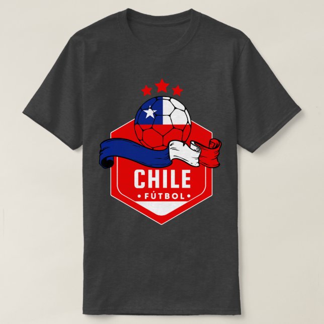 Camiseta Futebol 1 do Chile (Frente do Design)