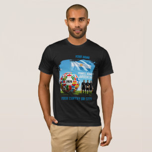 Camiseta Futebol 2026 futebol Argentina Nome Personalizado 