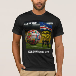 Camiseta Futebol 2026 futebol Cabo Verde Nome Personalizado
