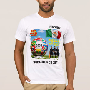Camiseta Futebol 2026 futebol México Nome personalizado paí