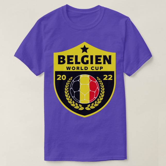 Camiseta Futebol 2 belga (Frente do Design)
