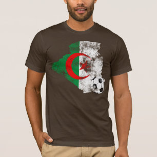 Camiseta Futebol afligido de Argélia