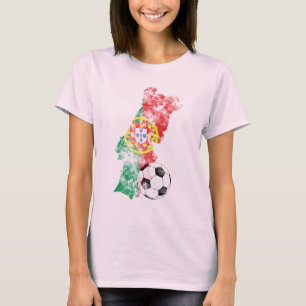 Camiseta Futebol afligido de Portugal