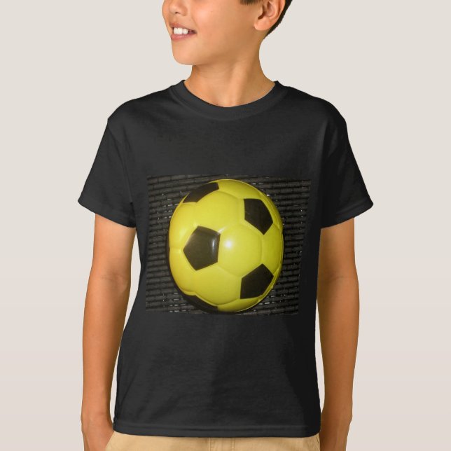 Camiseta Futebol amarelo e preto. (Frente)
