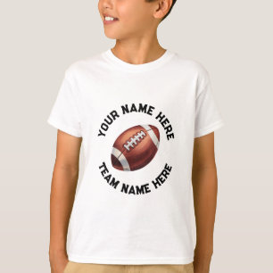 Camiseta Futebol Americano adiciona seu nome personalizado