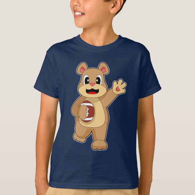 Camiseta Futebol americano Bear (Frente)