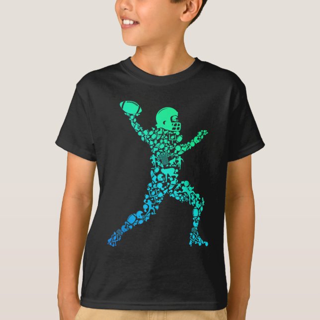 Camiseta Futebol Americano Boys Homens (Frente)