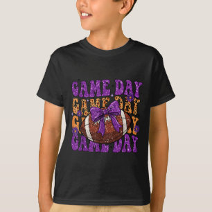 Camiseta Futebol Americano de Dia de Jogo Rojo Coquette Ale