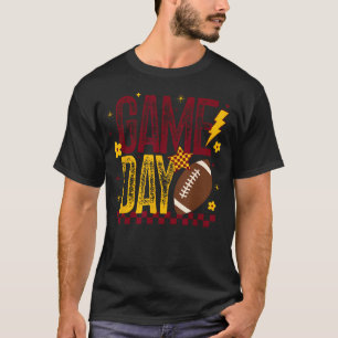 Camiseta Futebol Americano Dia de Jogo Temporada Retro Marr