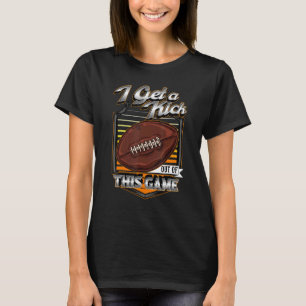 Camiseta Futebol americano, eu tenho um pontapé neste jogo