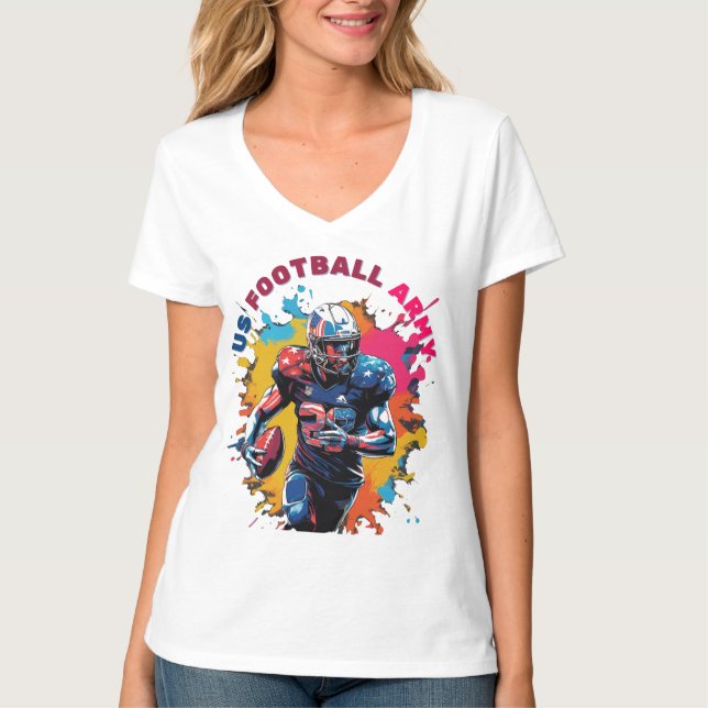Camiseta Futebol Americano Exército (Frente)
