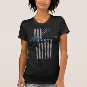 Camiseta Futebol americano Flag USA Team Gift Kicker