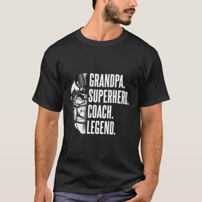 Camiseta Futebol Americano - Jogador Jogador Futebol Gra (Frente)