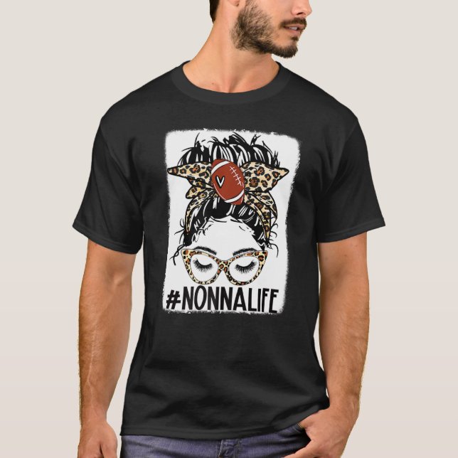Camiseta Futebol Americano Nonna Life Mensageiro Jogo Mo (Frente)
