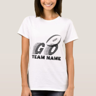 Camiseta Futebol Americano Personalizável Vá E Nome Da Equi