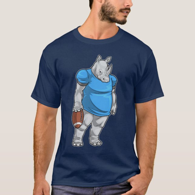 Camiseta Futebol americano Rhino (Frente)