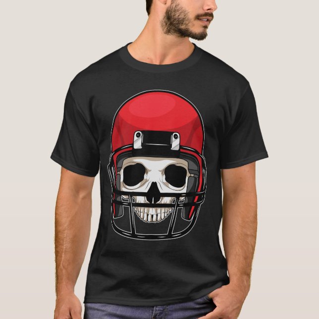 Camiseta Futebol Americano Skull (Frente)