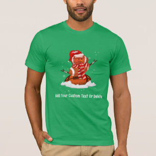 Camiseta Futebol americano Snowman Snowball