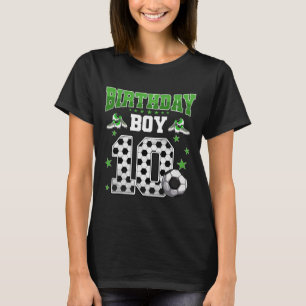 Camiseta Futebol Aniversário de 10 anos Menino de 10 anos E
