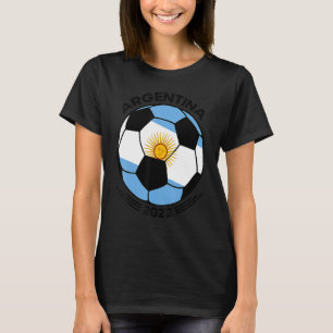 Camiseta Futebol argentino - Bola de futebol - Pr