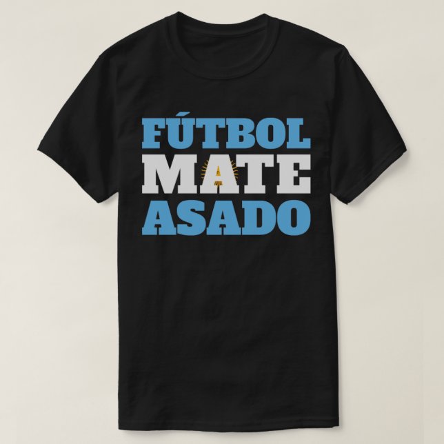 Camiseta Futebol Asado da Argentina (Frente do Design)