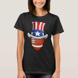 Camiseta Futebol Ball 4 de julho Tio Sam Men American F