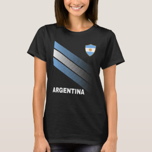 Camiseta Futebol Bandeira da Argentina Para Futebol Homens
