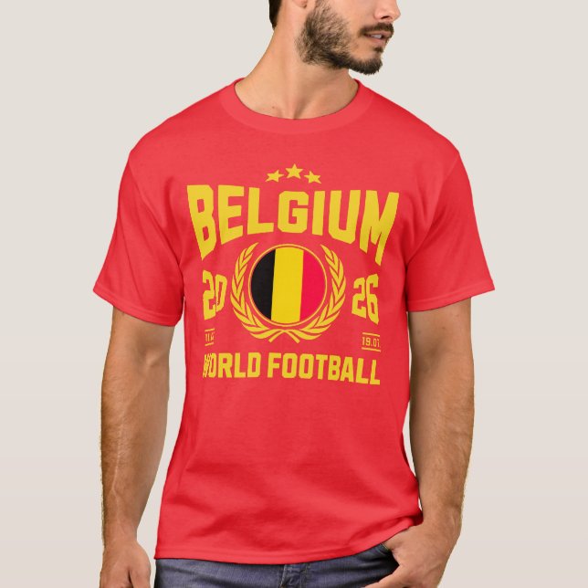 Camiseta Futebol Belga 2026 (Frente)