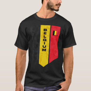 Camiseta Futebol belga de apoio visitante de futebol belga