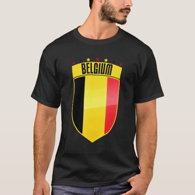 Camiseta Futebol belga de apoio visitante de futebol belga (Frente)