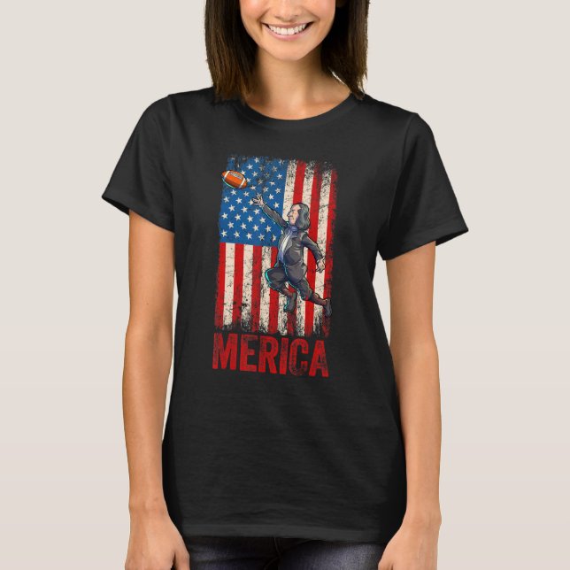 Camiseta Futebol Benjamin Franklin 4 De Julho Americano (Frente)
