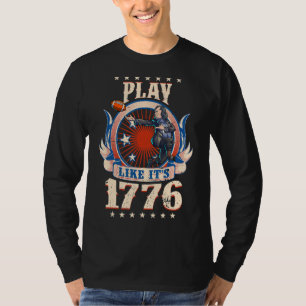Camiseta Futebol Benjamin Franklin 4 De Julho Meninos Chega