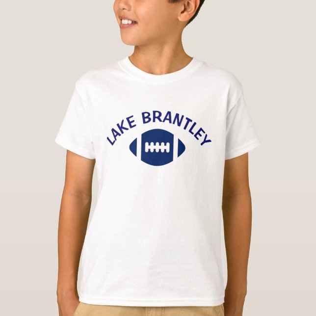 Camiseta Futebol branco para rapazes (Frente)