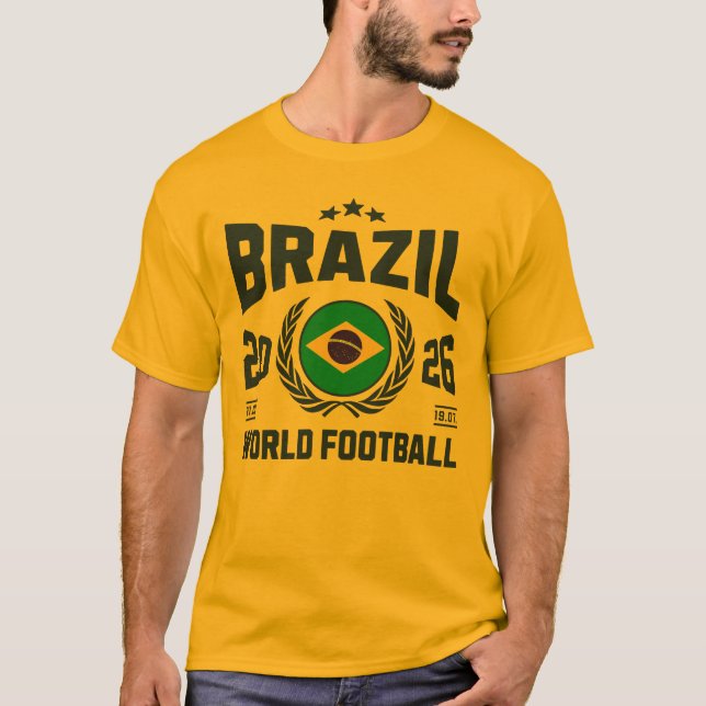 Camiseta Futebol Brasil 2026 (Frente)
