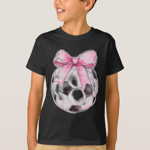 Camiseta Futebol Byll Rosa Coquete Laço Fita Delicada Menin