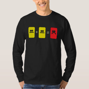 Camiseta Futebol - Cartão vermelho amarelo Referente a espo