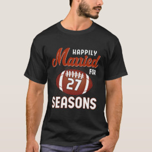 Camiseta Futebol casado de 27 anos de casamento