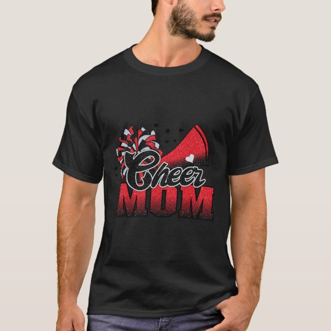 Camiseta Futebol Chee Mãe Red Black Pom Leopard 1 (Frente)