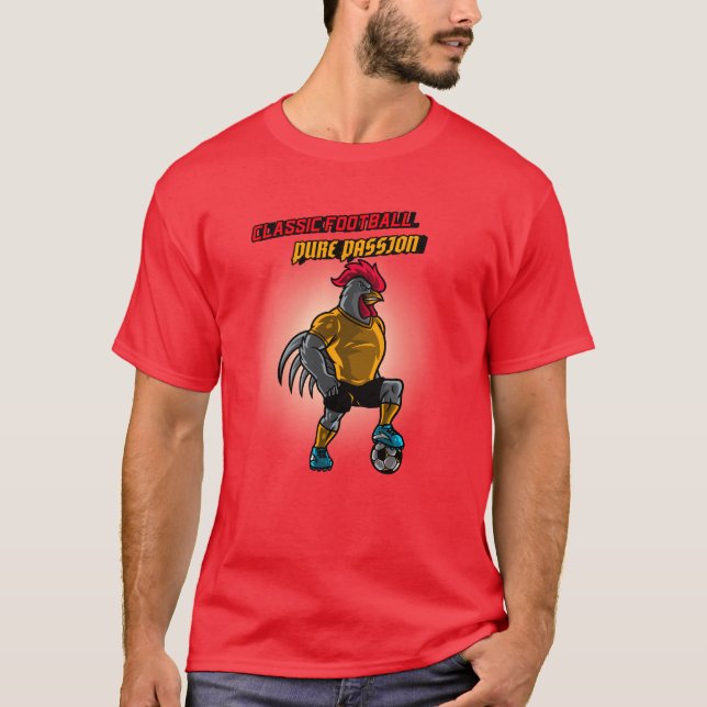 Camiseta Futebol clássico, paixão pura (Frente)