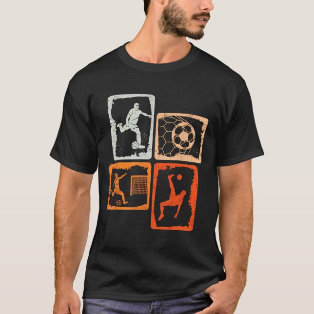 Camiseta Futebol Colorido Retro  (Frente)
